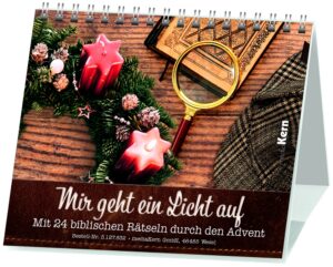 Rätselkalender "Mir geht ein Licht auf" von Jana Schumacher - Autorin aus Rostock - Bücher: das Cover