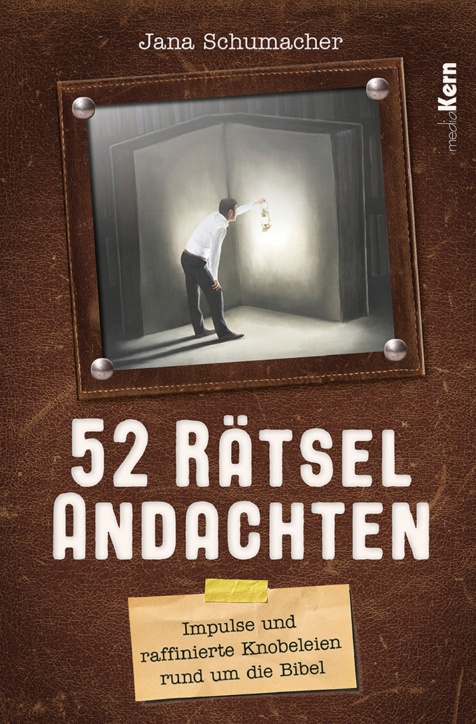 52 Rätselandachten - das Cover ist hier zu sehen.